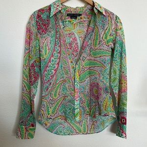Ralph Lauren Sheer Button Down